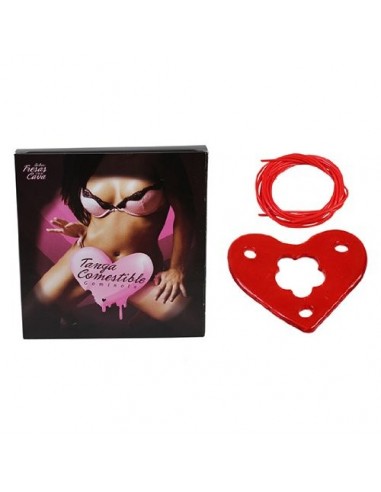 TANGA COMESTIBLE MUJER FRESAS CON CAVA