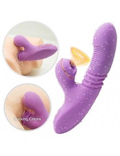 Succiónạdor de Clítóris,Vibrạdórés Puntó G para Mujer Vibrạdór Clítóris con 8 Modos de Vibración/Juguétés Séxuạlés