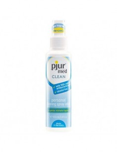 Pjur Spray Limpiador, Color Transparente - 1 Spray Limpiador