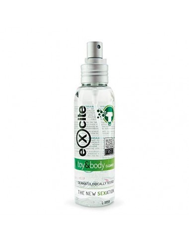 EXCITE Limpiador desinfectante de accesorios íntimos y copa menstrual. Antibacteriano y antiséptico con Aceite de Árbol de Té