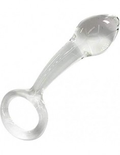 Vidrio transparente Dìldo Crystal Glass Penìs Bǔtt Plug Masajeador impermeable y resistente al calor para principiantes Gafas