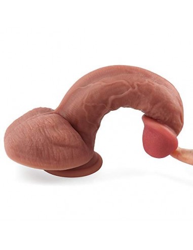 LIYYO 21cm Cønsølãdør Hombre Silicøna Ãnãlës Ġãy XXL Cønsølãdøres Mujer Gørdo Rëãlistã Clǐtøris Püntø Ġ Suaves Vëntøsã Pënës 