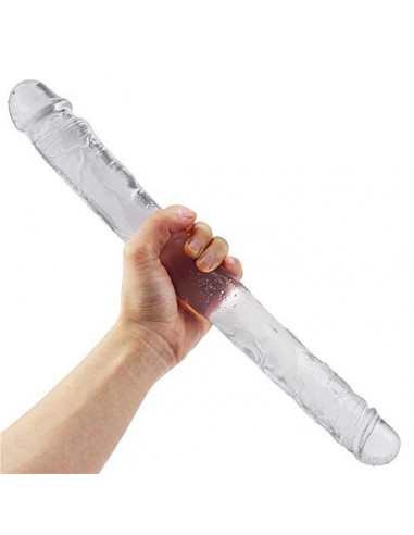 LXJ 15.15 pulgadas color transparente Díld - Para mujer G Spِt seguridad PVC impermeable mujer herramienta personal suave dob
