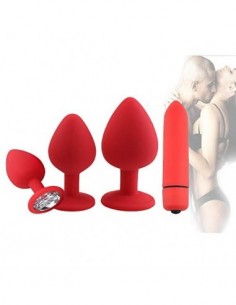 Amal Plug Training Kit Womens Stīmǖlator Games Silicone Àmàl Plǖg