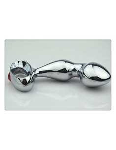 Z-one 1 Joyas de masaje de espalda de acero inoxidable diamante Metal B¨µ & tt Plug Ad¨µlt S¨£xtoys para parejas