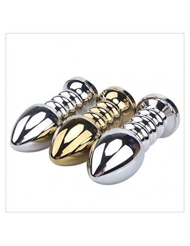 Z-one 1 1Pcs Juego de pluge de metal hecho a mano de acero inoxidable de hilo seguro enorme  dorado 