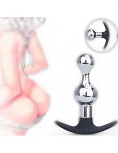 Metal bùtt plǔg-Acero inoxidable Cabeza redonda anàl plǔg-Impermeable y fuerte-Fácil de insertar