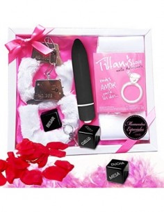 Inedit Festa Juego erótico para Parejas traviesas Kit Fantasia Erotica Boa de Plumas Lovers Packs Enamorados