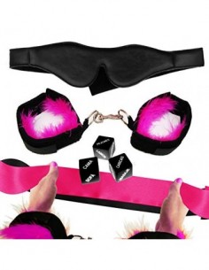 Inedit Festa Kit erótico Juguetes eróticos Juegos Parejas traviesas Kit Fantasia Erotica Boa de Plumas ¿Jugamos? Lovers Play
