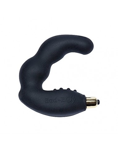 Bad-Boy ESTIMULADOR del Punto G Masculino 7 VELOCIDADES Negro