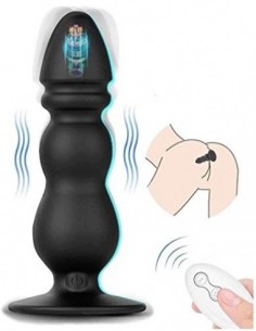 Plüĝ Áñãlęś Mujer Víbrädor para Hombre Grande con 10 Frecuencia de Vibración, ÉšțImụlãdór P-r-óštạtạ Mäsäjeädør Silîcona Víbr