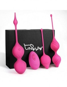 Bolas Chinas de Suelo Pelvico para Mujer Masajeador Kegel Ejercitador Kit Silicona Balls de Entrenamiento Muscular Pélvico Ej
