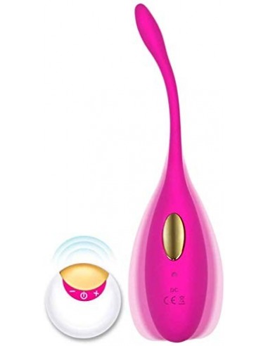 YUECHAO Kegel Balls Silicona Impermeable Masajeador Portátil con 10 Modos de Frecuencia Inalámbrico Control Remoto, Suelo PéL