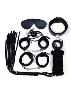 Juego de 7 piezas de peluche sexual Alternativa para adultos y juguete de peluche sexual Kit único de contrarrestar esposas