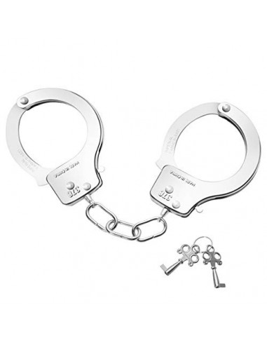 Amosfun Niños juegan Las Esposas del Metal del Juguete con la Llave para el Juego de rol policial Accesorios del Traje Esposa