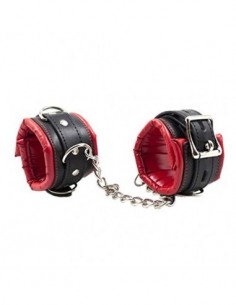 Heallily Esposas de Cuero de La Pu Esposas Ajustables Sm Pulseras de Tobillo Sujeción Esposas de Sujeción Bondage Bdsm Juguet