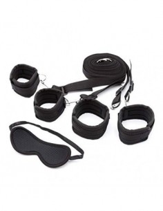 SUPVOX cama esposas pulseras de tobillo con los ojos vendados para juegos de rol juego de parejas