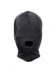 OULII OULII Elástico Negro Transpirable Boca Abierta Cubierta de la cara Máscara de los ojos vendados Cosplay Capucha Unisex 
