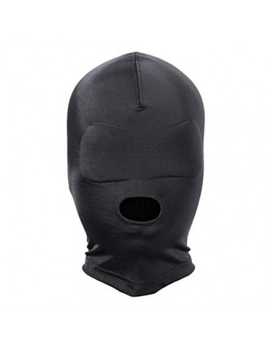 OULII OULII Elástico Negro Transpirable Boca Abierta Cubierta de la cara Máscara de los ojos vendados Cosplay Capucha Unisex 
