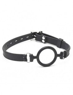 Amantes juegos juguetes juguetes accesorios Cosplay yoga masaje tapón de boca negro silicona con anillo de boca transpirable