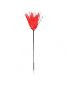 Paletas de moda palmaditas cómodas pareja pluma cosquillas herramienta de masaje accesorios de ropa rojo