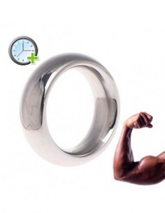 CHCH 40 mm de Acero Inoxidable Reforzado con Anillo de Bloqueo de la Manga, Hombres de Reutilizable-Time Delay-Liso-Hombres d