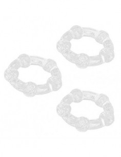 LAOLEE Extensor De Erẹcción De Penẹ Masculino De 3 Piezas, Retarda La Eyạculạción Anillo De Bloqueo Del Penẹ De Los Hombres, 