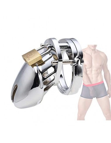 Ropa interior de cintura para hombre Chástí-ty Dêvice para jaula de pájaros masculina