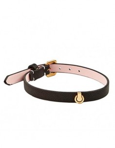 HEALLILY Gargantilla de Cuero Collar Esclavo Collar O Anillo Parejas Cama Coqueteo Juego de Rol Juego de Juguete para Mujeres