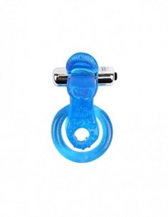 Chisa The Tongue - Anillo Vibrador para el Pene, Azul