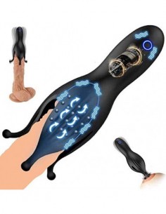 Māstừrvādør Māştừrbádør Hombre Masculino Electrico Succiøn Huévó Pé-né Vibrạdór Realista Silicona, 3D Ṁästûrbạdőres para Hőmb