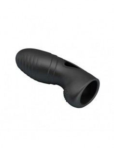 Funda de dedo Fịngerịng Vịbrạtِr de silicona para pareja Flịrtịng Vịbrạtịِn