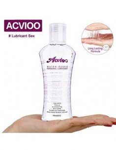 ACVIOO Gel Lubricante Anal Íntimo a Base de Agua Lubricantes Sexuales Natural a Larga Duración Sin Paraben Fragancia - 240ml
