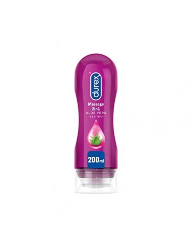 Durex Massage 2 In 1 Aloe Vera 200 Ml 1 Unidad 200 g