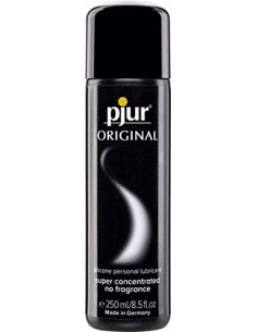 pjur ORIGINAL - Lubricante de silicona Premium - lubricación duradera sin pegarse - cunde mucho y es adecuado para preservati
