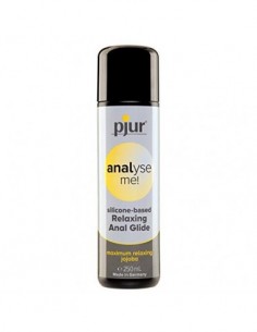 pjur analyse me! Relaxing Silicone Anal Glide - Lubricante silicona para sexo anal cómodo - lubricación extralarga - con jojo