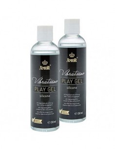 "Special Edition" Lubricante médico PlayGel"silicone" de VIBRATISSIMO de 500ml con base de silicona y efecto duradero, dermat