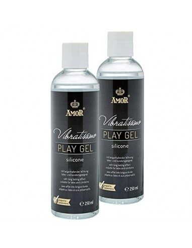 "Special Edition" Lubricante médico PlayGel"silicone" de VIBRATISSIMO de 500ml con base de silicona y efecto duradero, dermat
