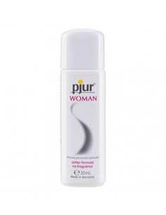 pjur WOMAN - Lubricante de silicona para mujeres - para sexo estimulante y placer duradero - ideal para piel sensible  30ml 
