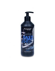 Extasialand Lube Fastwet Anal 500 ml Lubricante anal a base de agua Gel de masaje Aqua Lubricant Lubrificante con cierre de l