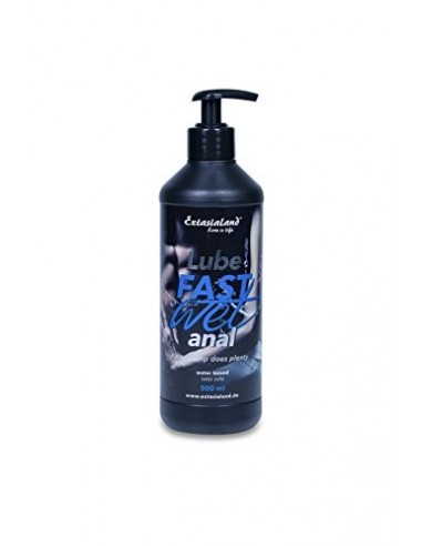 Extasialand Lube Fastwet Anal 500 ml Lubricante anal a base de agua Gel de masaje Aqua Lubricant Lubrificante con cierre de l