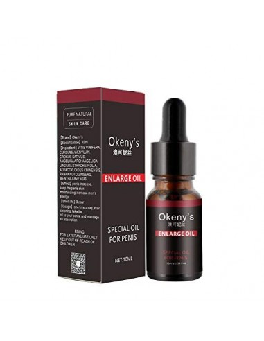 Lebeaut 10 ml Hombres Ampliación del Pene Aceite Productos de Sexo para Adultos Masculino Pene Mejora Masaje Masaje Aceite Es