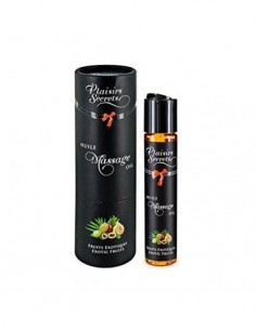 Aceite Masaje Comestible de Frutas Exóticas 59 ml. – Plaisirs Secrets Paris