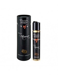 Aceite Masaje Comestible y Afrodisíaco de Chocolate 59 ml. – Plaisirs Secrets Paris