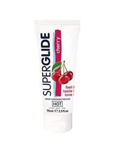 Hot superglide lubricante comestible cereza