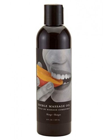 Earthly Body MSE009 Aceite de Masaje Comestible de Mango, Multicolor, 237 ml