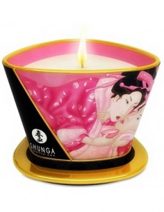 SHUNGA Mini Caress by CANDELIGHT Vela Masaje Rosas AFRODISIACAS 170ML