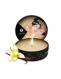 Shunga Vela de Masaje Desire, Aroma de Vainilla, Color Blanco - 30 ml