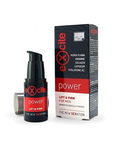 EXCITE Power Gel estimulante potenciador masculino a base de extractos vegetales. 15 ml.