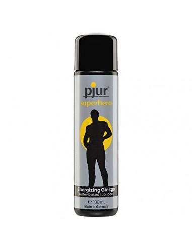 pjur superhero glide - Lubricante estimulante con ginkgo - da potencia y estimula - para todos los hombres que desean más  10